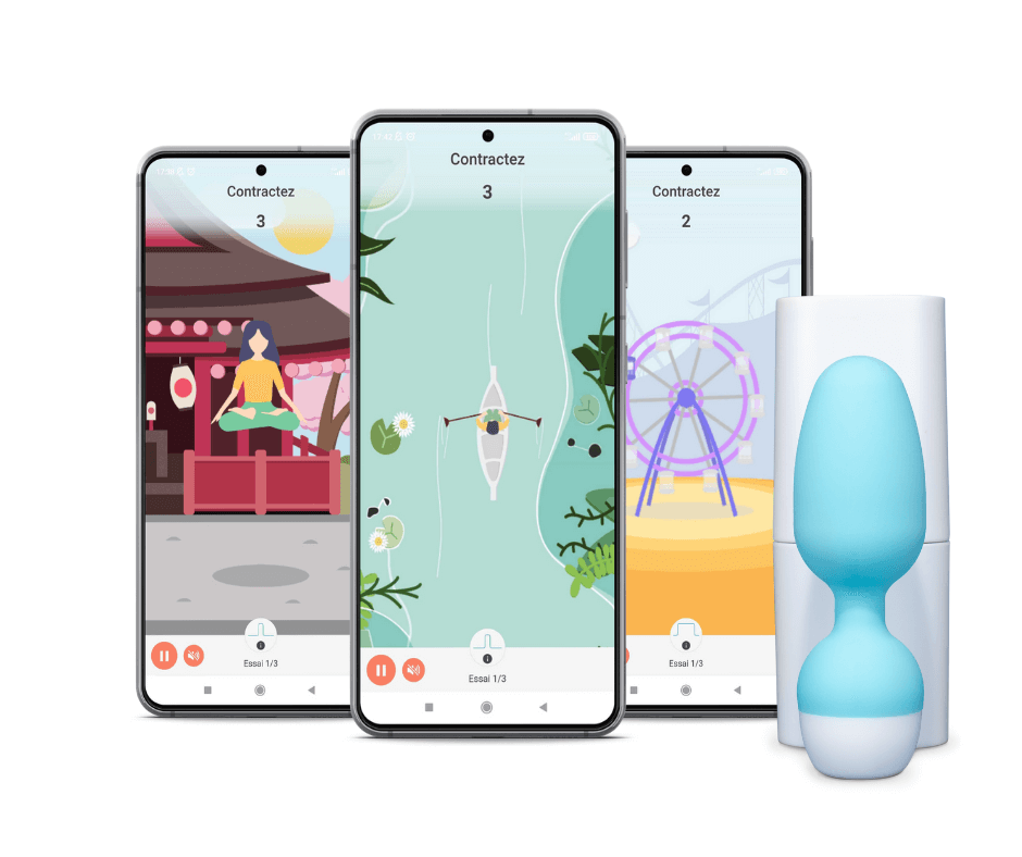 la sonde emy et son app ludique avec des exercices médicaux