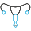 icon uterus with Kegel trainer