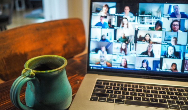 Homeoffice mit Kaffee