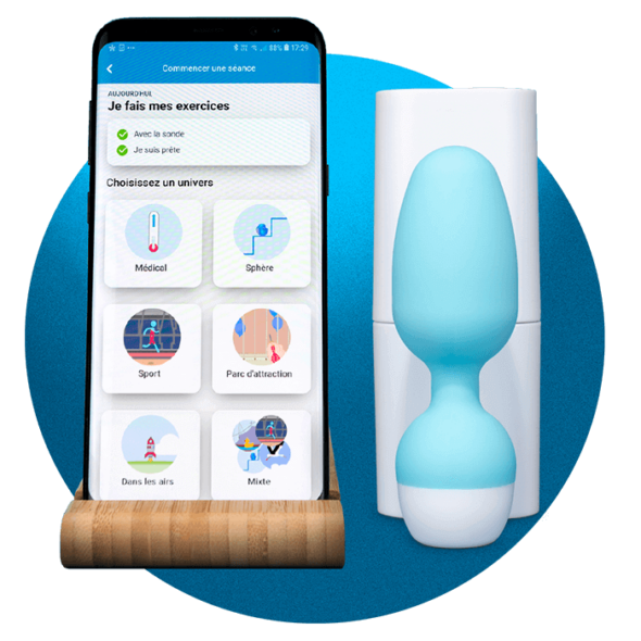 Emy, la Sonde Périnéale de Biofeedback à Domicile - Fizimed