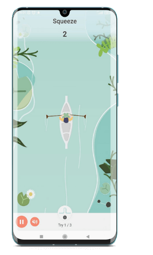 Emy application with a Canoe mini-game