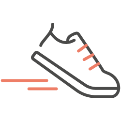 Pictogramme baskets pour sport