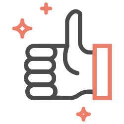 Pictogramme main qui approuve