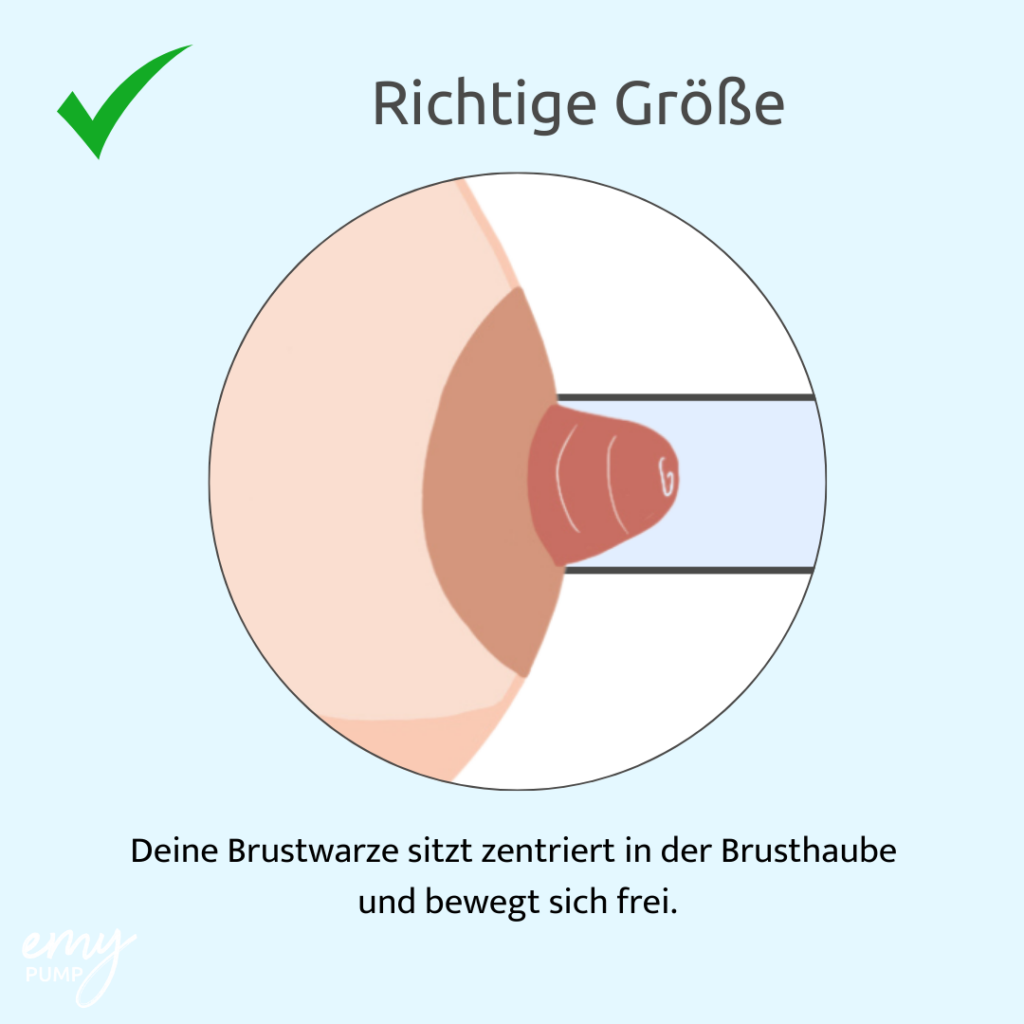 Wie wissen Sie, ob Sie die richtige Brusthaubengröße verwenden?